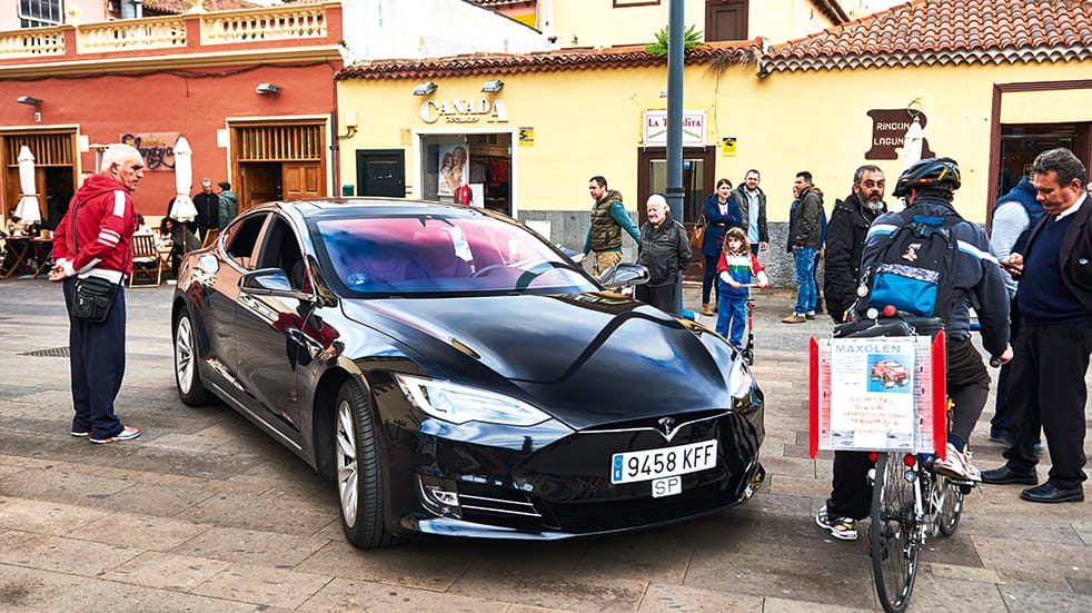 Self drive holiday in Tenerife: La Laguna and Tesla Model S